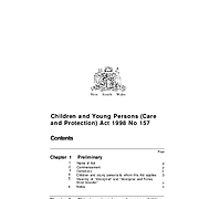 Children and Young Persons (Care and Protection) Act 1998